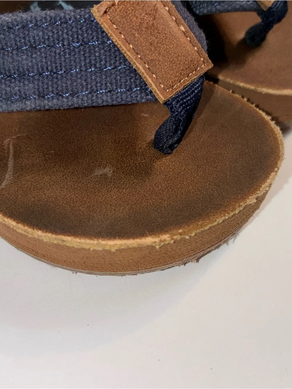 Tommy Bahama Blue Toddler Flip Flops Sandles Size 7